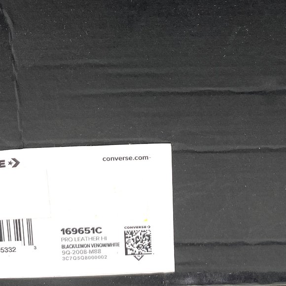 Converse Pro Leather Black Orange Yellow High Top Shoes Men's Sneakers 169651C - Picture 10 of 11